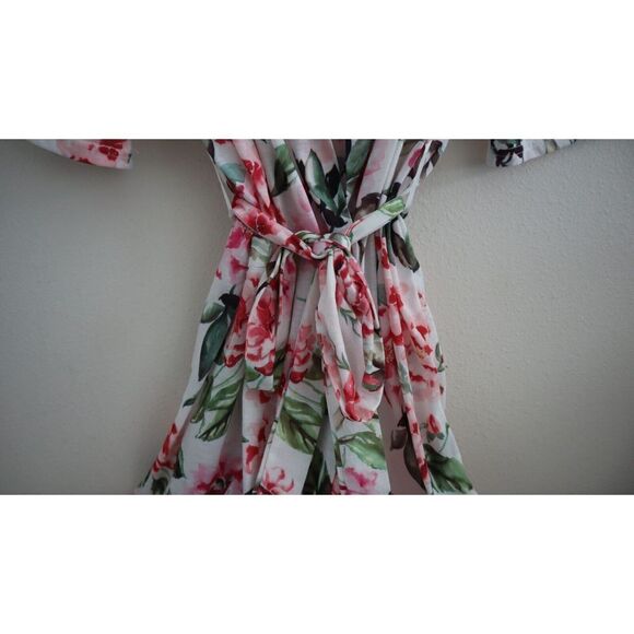 Show Me Your Mumu Women's One Size Pink Rose Garden of Blooms Brie Robe $84+ - Picture 5 of 13